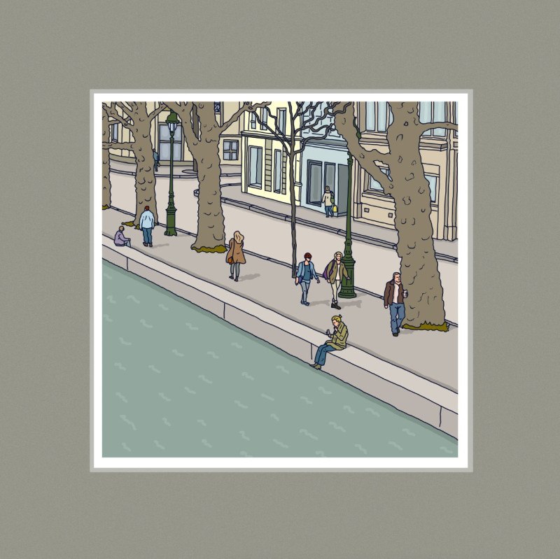 Le Canal en hiver par antoine meurant - Image principale