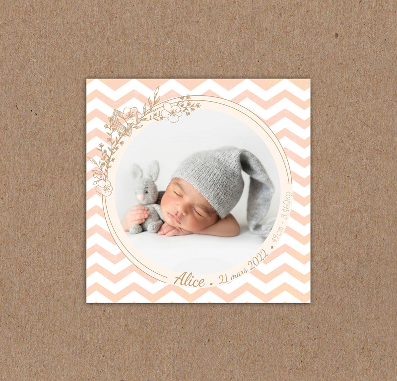 Faire-part naissance avec illustration sur-mesure par Gri Marina - Miniature 6