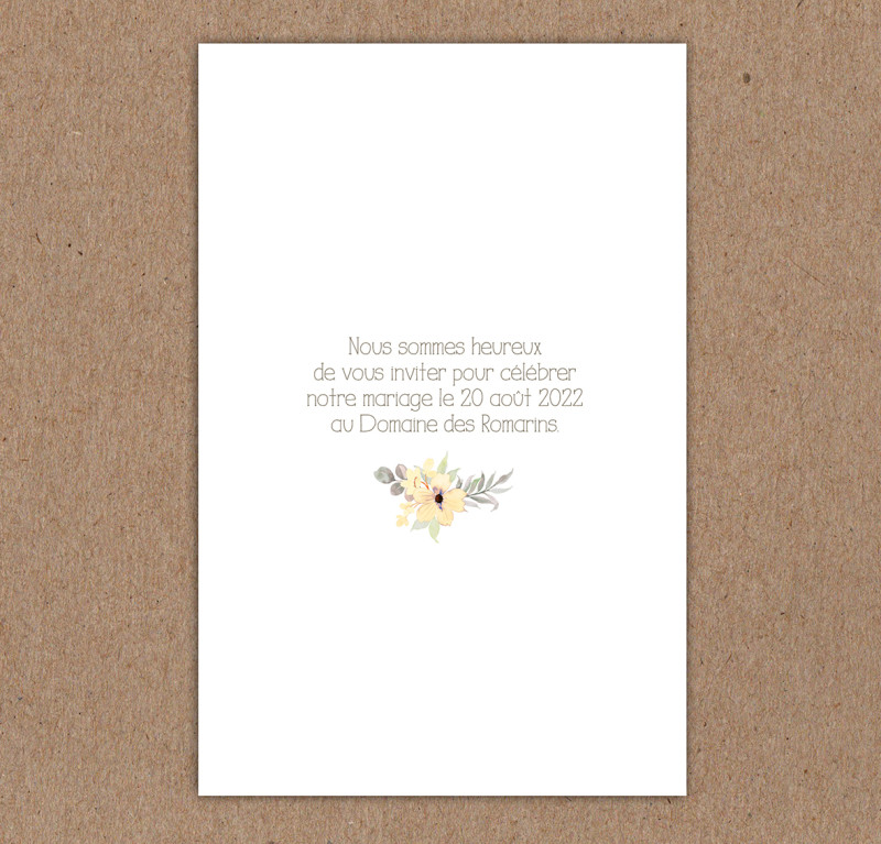 Faire-part mariage avec illustration sur-mesure par Gri Marina - Miniature 3