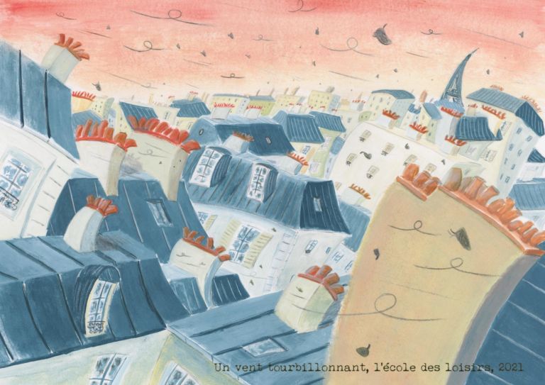 Un vent tourbillonnant - adrien poissier - illustrateurs/rices