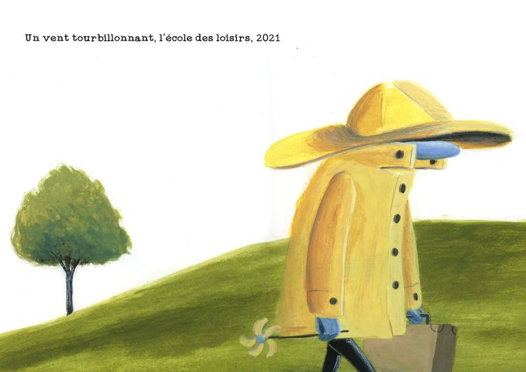 Un vent tourbillonnant - adrien poissier - illustrateurs/rices