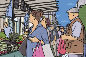 les légumes du marché -  - Produit créatif