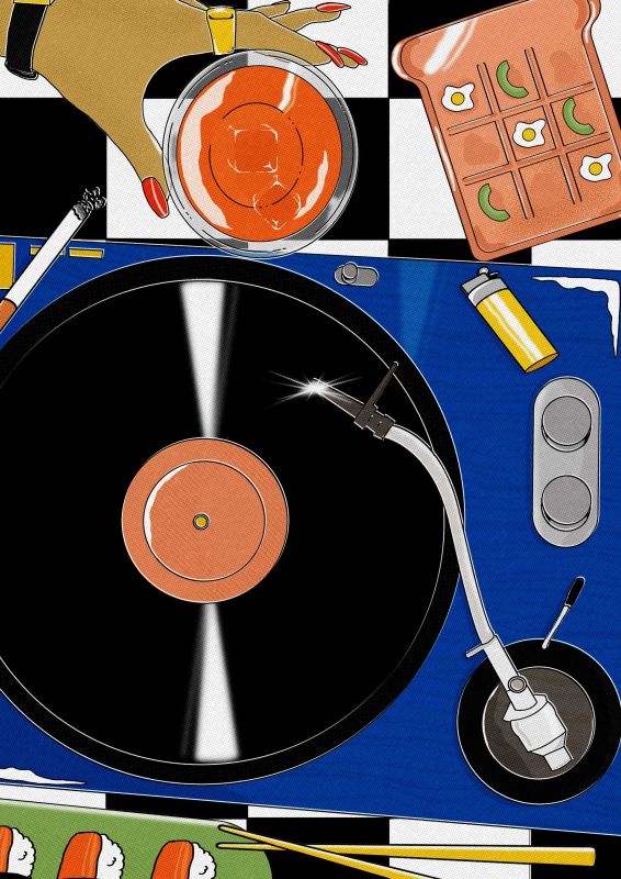 Vinyle - clarisse derenne - illustrateurs/rices