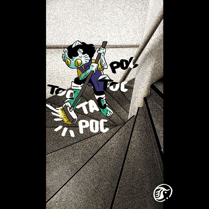 Gueulederaie et les ménages case 1 - fanny marec - illustrateurs/rices