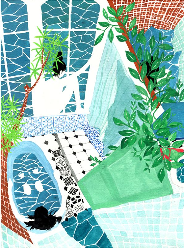 Début du voyage - lili wood - illustrateurs/rices