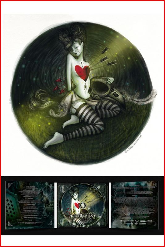 Layout CD pour Stéphan Forté - lulu inthesky - illustrateurs/rices