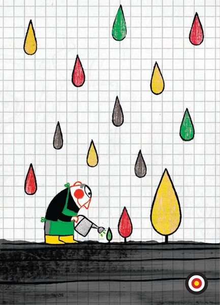 Cultiver son quotidien, ici et maintenant - nouma robin - illustrateurs/rices