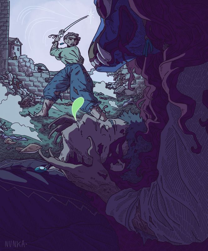 L'Affrontement - lola nunka - illustrateurs/rices