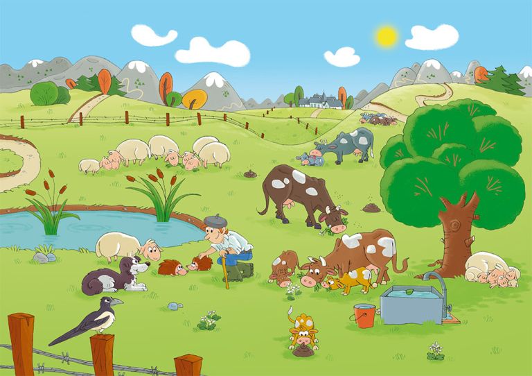 Au pr&eacute;! - valerie pettinari - illustrateurs/rices