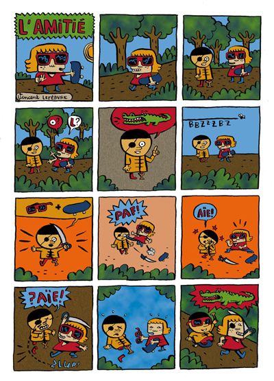 L'amitié - vincent lefebvre - illustrateurs/rices